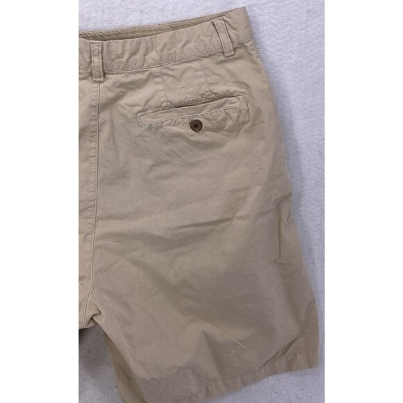 Tommy Bahama Mens Shorts 32 Khaki Tan Beige Chino Flat Front Casual Golf  9" - Picture 9 of 10